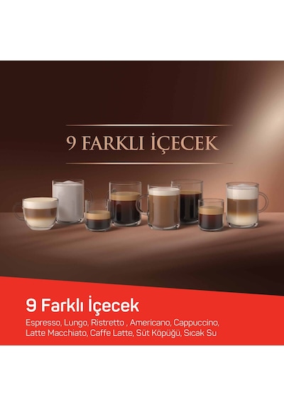 Arzum OK0042 Okka Barista Pro 1400W Duo Heat Teknolojisi Otomatik Espresso Makinesi