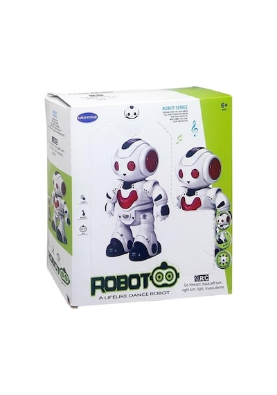 Pilli Kumadali Robot Kirmizi 00013624