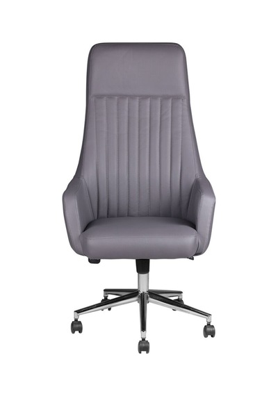 Comfort Plus Gri Deri Makam Koltuğu Gri