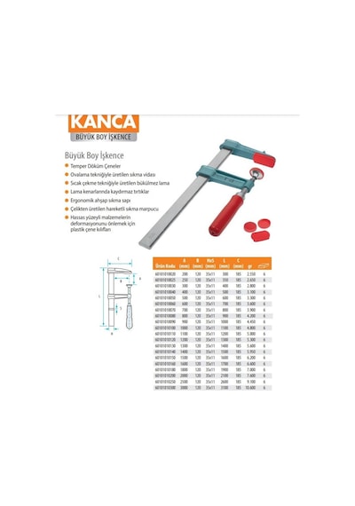 Kanca Büyük Boy İşkence 30cm