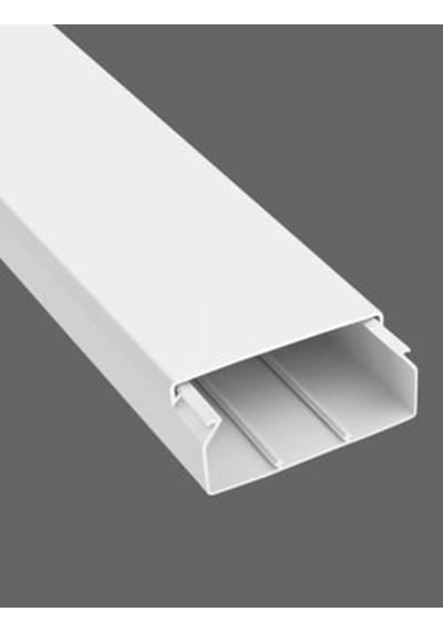 Mutlusan 100X40 Mm Kablo Kanalı Priz Takılır Beyaz 24 Metre Koli
