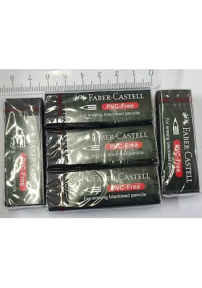 Silgi-faber-castell Büyük Boy Siyah Silgi-5 Adet