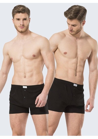 Türen Erkek Düğmeli Boxer 2Li Paket 001
