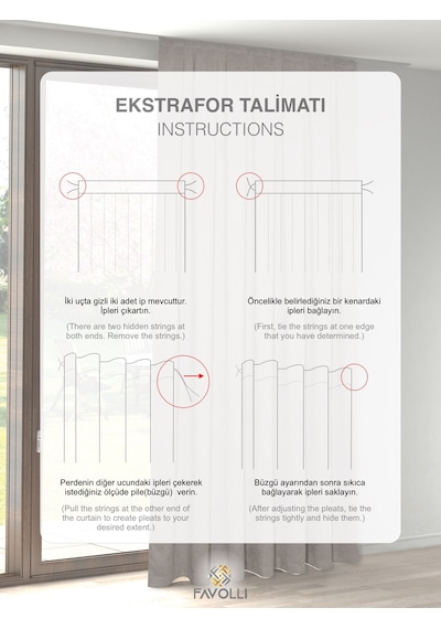 Br Favolli Kadife Dokulu Taş Rengi Ada Fon Perde Ekstrafor Büzgülü Dream Series Taş Rengi