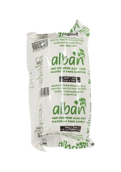 Alban Alçılı Sargı Bezi 15 CM x 2 M