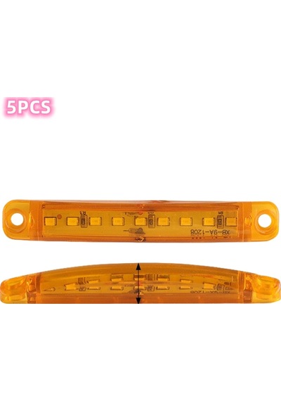 Parmak Led 9 Led 4w 12-24v 10cm Sarı / Laam660