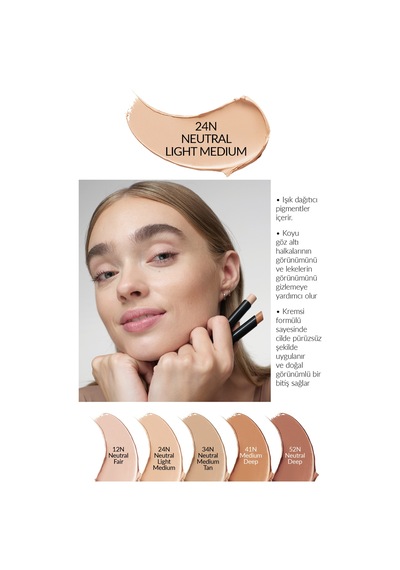 Avon Concealer Stick Kapatıcı Light Medium 24n 0
