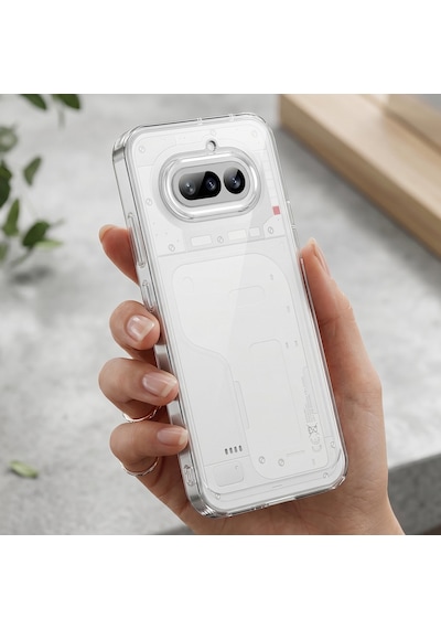Caseonn Nothing Phone 4a Kılıf Kamera Korumalı Darbe Emici Şeffaf Arka Kapak Tam Şeffaf