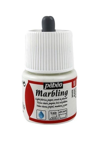 Pebeo Marbling Ebru Boyası White 45 Ml Şişe 130-10