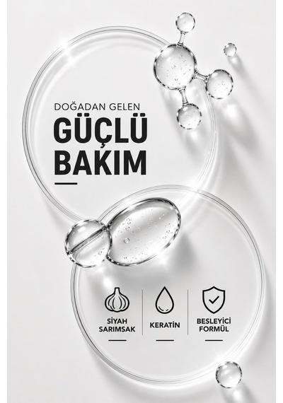 Agarta Doğal Saç Dökülmesine Karşı Siyah Sarımsaklı Şampuan 400 Ml