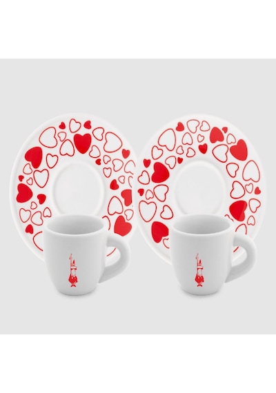 Bialetti Set 2' Li Espresso Kalpli Fincan Seti