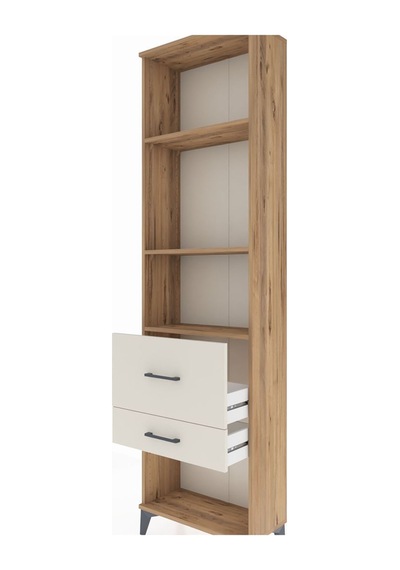 Arges Dolap 3 Raflı 2 Çekmeceli 60x30x221 Çam-aytaşı Atlas Çam