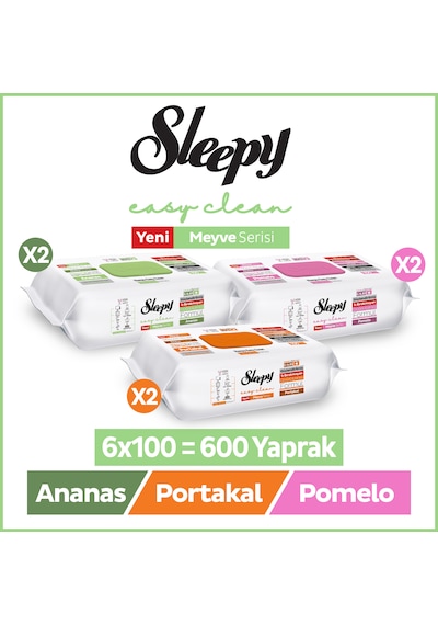 Sleepy Yüzey Temizlik Havlusu 6 adet 427TL (71TL / adet)