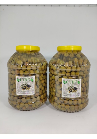 Manzalina Cinsi Küçük Boy Dilme Tatlanmış Zeytin 2'li Paket 5 Kg 5 Kg