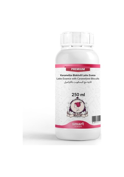 Premium Karamelize Bisküvili Latte Esansı 250 Ml Karamel