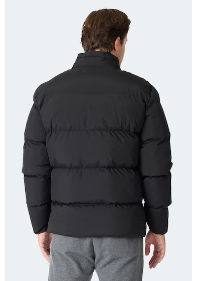 Slazenger Hecarım Erkek Kapüşonlu Şişme Siyah Yelek Siyah