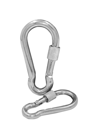 Periboia Karabina Kilitli Galvaniz Çelik 4x40 Mm 2 Adet Çok Renkli