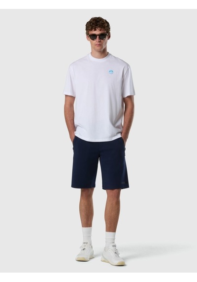 North Sails Kısa Kollu Baskılı Erkek T-shirt-33476 Beyaz