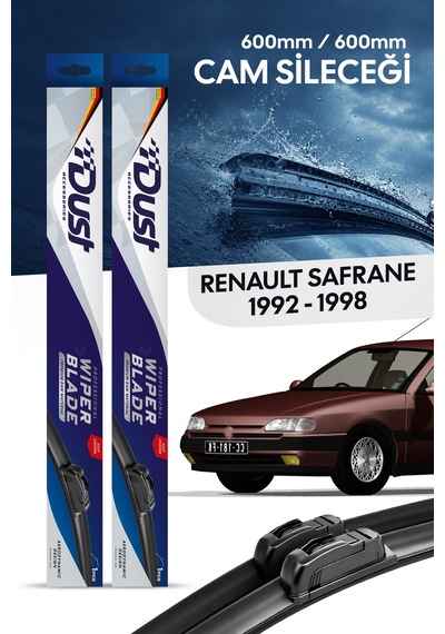 Renault Safrane Silecek Takımı 1992-1998 Uyumlu 600mm/600mm