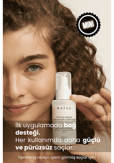 Matsu Creamask Bağ Onarıcı Isı Koruyucu Durulanmayan Saç Bakım Kremi 100 ml