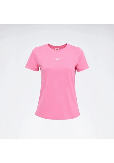 Reebok Lc 6082 New Id Class Reg Tee 0 Yaka Kadin Tshirt - Pembe Reebok Lc 6082 New Id Class Reg Tee 0 Yaka Kadin Tshirt - Pembe