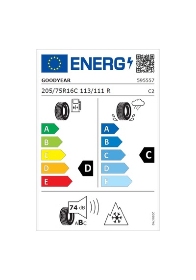 Goodyear 205/75R16C 113/111R M+S 3Pmsf Eagle Sport 4 Seasons Cargo Dört Mevsim Lastiği - 2025