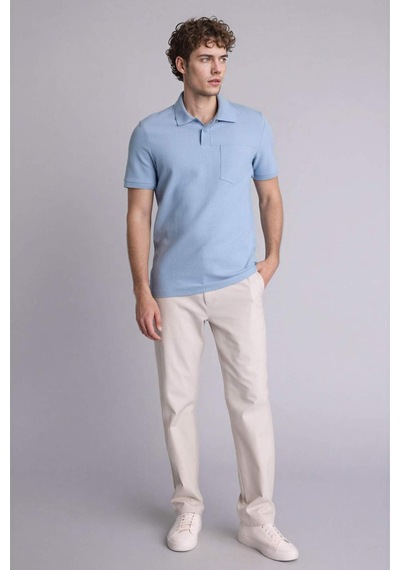 Defacto Regular Fıt Polo Yaka Kısa Kollu Polo Tişört G7002ax26smbe299 Mavi-be299 Defacto Regular Fıt Polo Yaka Kısa Kollu Polo Tişört G7002ax26smbe299 Mavi-be299