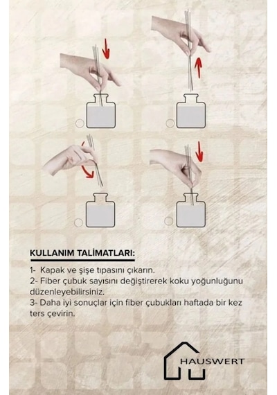 Çubuklu Oda Kokusu Beyaz Sabun 50ml Beyaz Sabun