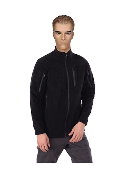 Taktik Çok Cepli Outdoor Polar Siyah Renk Siyah