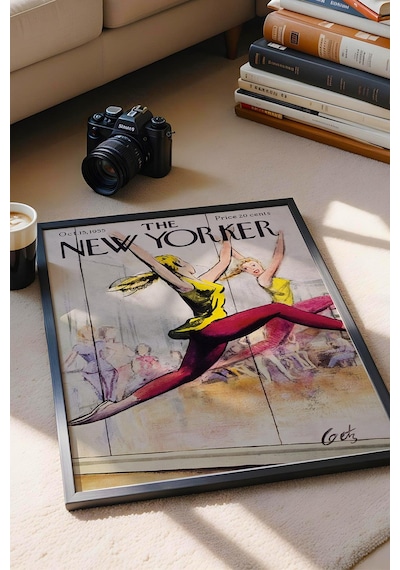 The New Yorker Çerçeveli Tablo October 15 1955