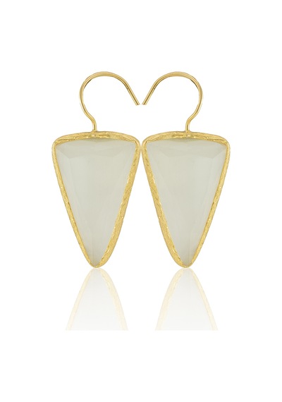 Kadir Jewellery 22 Ayar Altın Kaplama Vintage Küpe -el İşçiliği Ve Hipoalerjenik Küpe Beyaz 52341101