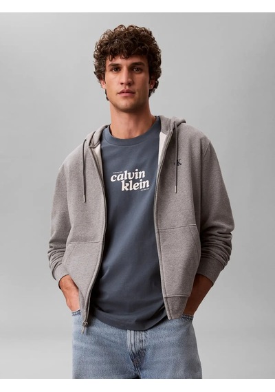 Calvin Klein Ss 20s Calvınkleın T, Ceg Gri Erkek T-shirt
