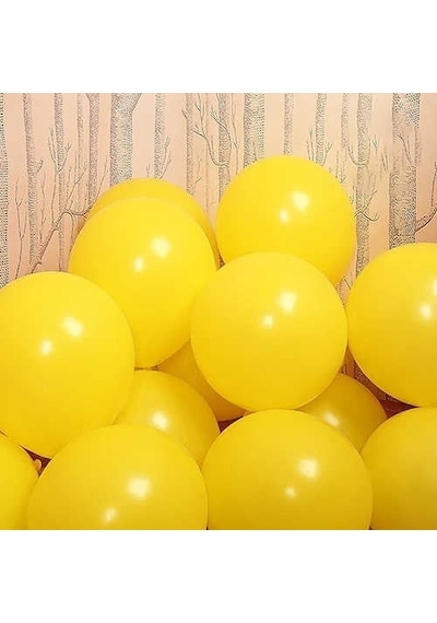 Pastel Balon Sarı 50 Adet 1