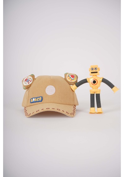 Miniko Kids Kitti Erkek Çocuk Çıkabilen Uzayan Oyuncaklı Işıklı Şapka Renkli