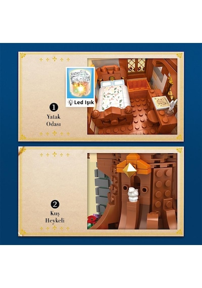 Reobrix 66008 Ağaç Evi Yaratıcı Yapı Blok Seti Building Blocks Tree House - 2566 Parça