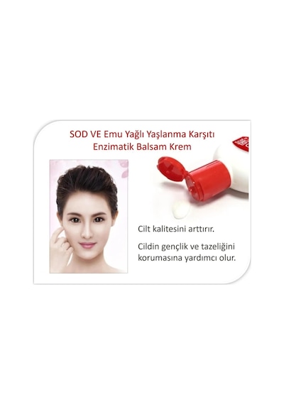 Bioaqua S O D ve Emu Yağlı Enzimatik Balsam Krem 100 ML
