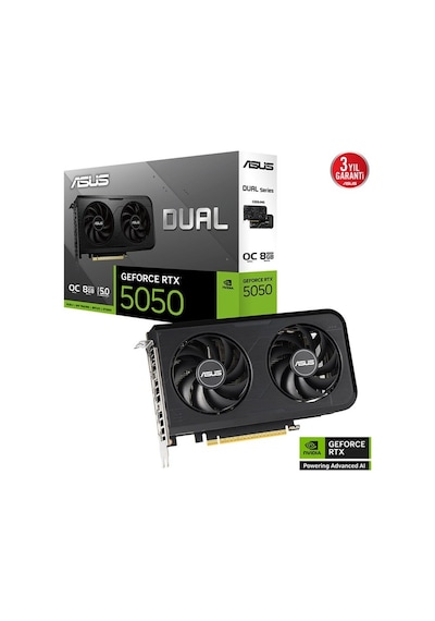 Asus Geforce Rtx 5050 8gb Dual Oc Gd6 128bit