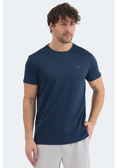 Slazenger OMAR KTN Erkek  Indigo Tişört