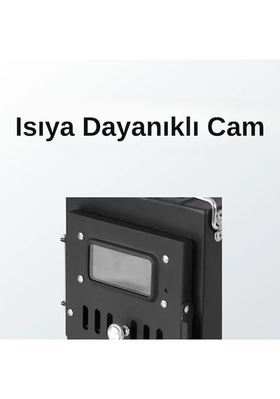 Madfox Woodlander Portatif Katlanır Kamp Çadır Sobası Black Siyah