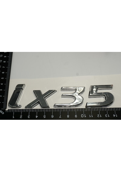 Hyundai İX35 Bagaj 3M 3D Krom ABS Logo Amblem