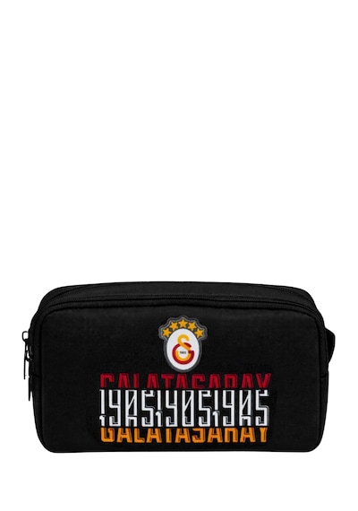 Galatasaray Lisanslı Çift Bölmeli Kalemlik - Siyah Üzeri Yazı Baskılı Su İtici Özellikli Kalem Kutusu Galatasaray Lisanslı Çift Bölmeli Kalemlik - Siyah Üzeri Yazı Baskılı Su İtici Özellikli Kalem Kutusu
