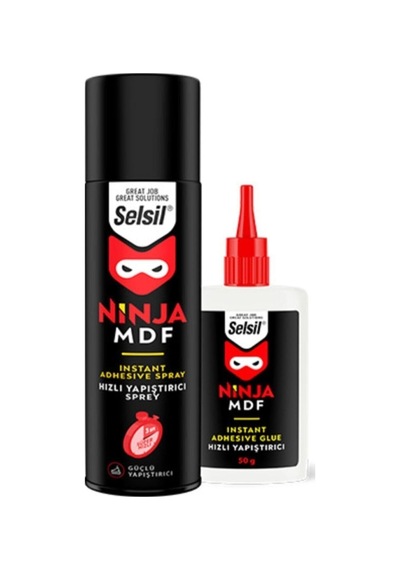 Selsil Ninja Mdf Hızlı Yapıştırıcı 400 Ml + 100 Gr