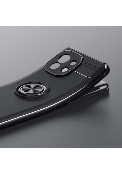 Xiaomi Mi 11 Kılıf Yüzüklü Magnetli Ravel Case