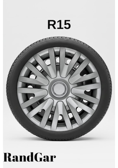 Citroen Xsara 15 İnç Jant Kapağı 4 Adet Gri G112 Rand