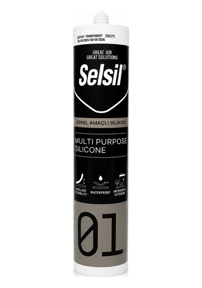 Selsil 01 Genel Amaçlı Silikon Şeffaf