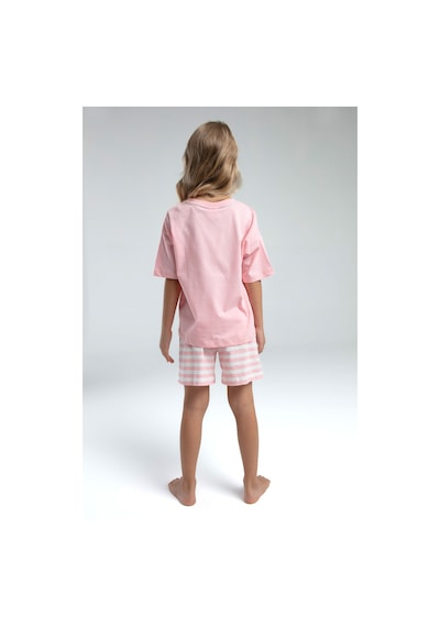 U.S. Polo Assn. Kız Çocuk Pembe Şort Takım Us2073 Pembe