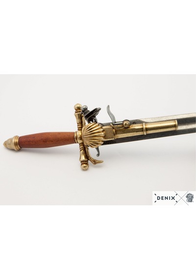 Denix Dagger Pistol France 18th 38cm Koleksiyon Obje