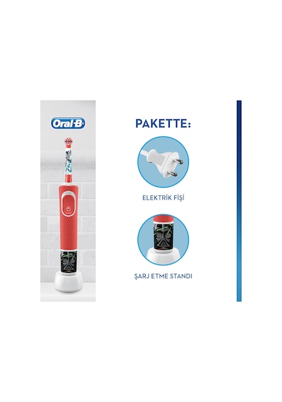 Oral-B Çocuklar İçin Şarj Edilebilir Diş Fırçası D100 Star Wars Özel Seri