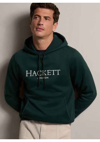 Hackett Koyu Yeşil Erkek Pamuklu Sweatshirt Hm581289
