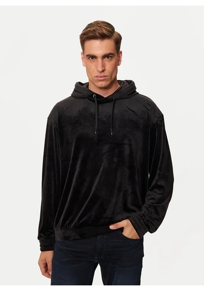 Armani Exchange Siyah Erkek Kapüşon Düz Sweatshirt Xm000054 Af10168 Uc001